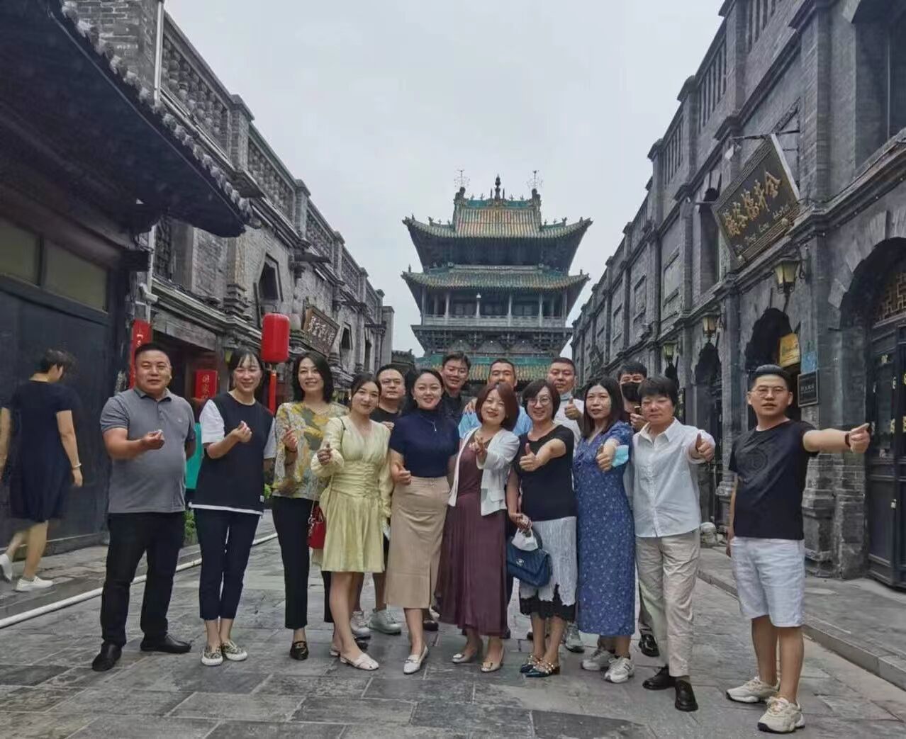 清大工商管理EMBA總裁班山西游學合影照片